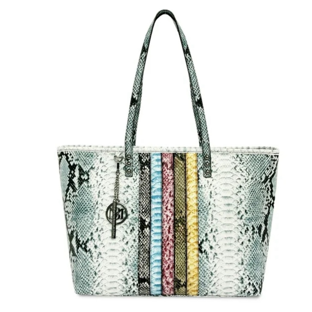Badgley Mischka Multicolor Print Tote Bag